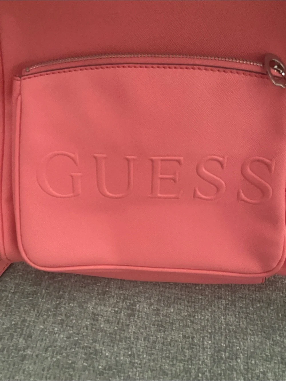 GUESS Coral-Orange Women's Mini Backpack